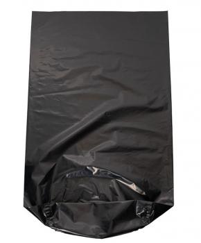 Dustcontrol Antistatic Collection Bags 450mm x 110mm x 100um Round Bottom Bags, LDPE-film, Black Conductive. Pack of 50.