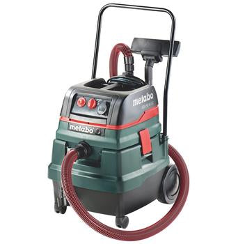 Metabo ASR 50L M Class Vacuum, 1400W, Wet&Dry, Self Clean, Auto-Start, Automatic Shut Down when liquids exceed max fill level, Includes 4m x 35 mm Hose and Floor Tool Kit, 248 hPa