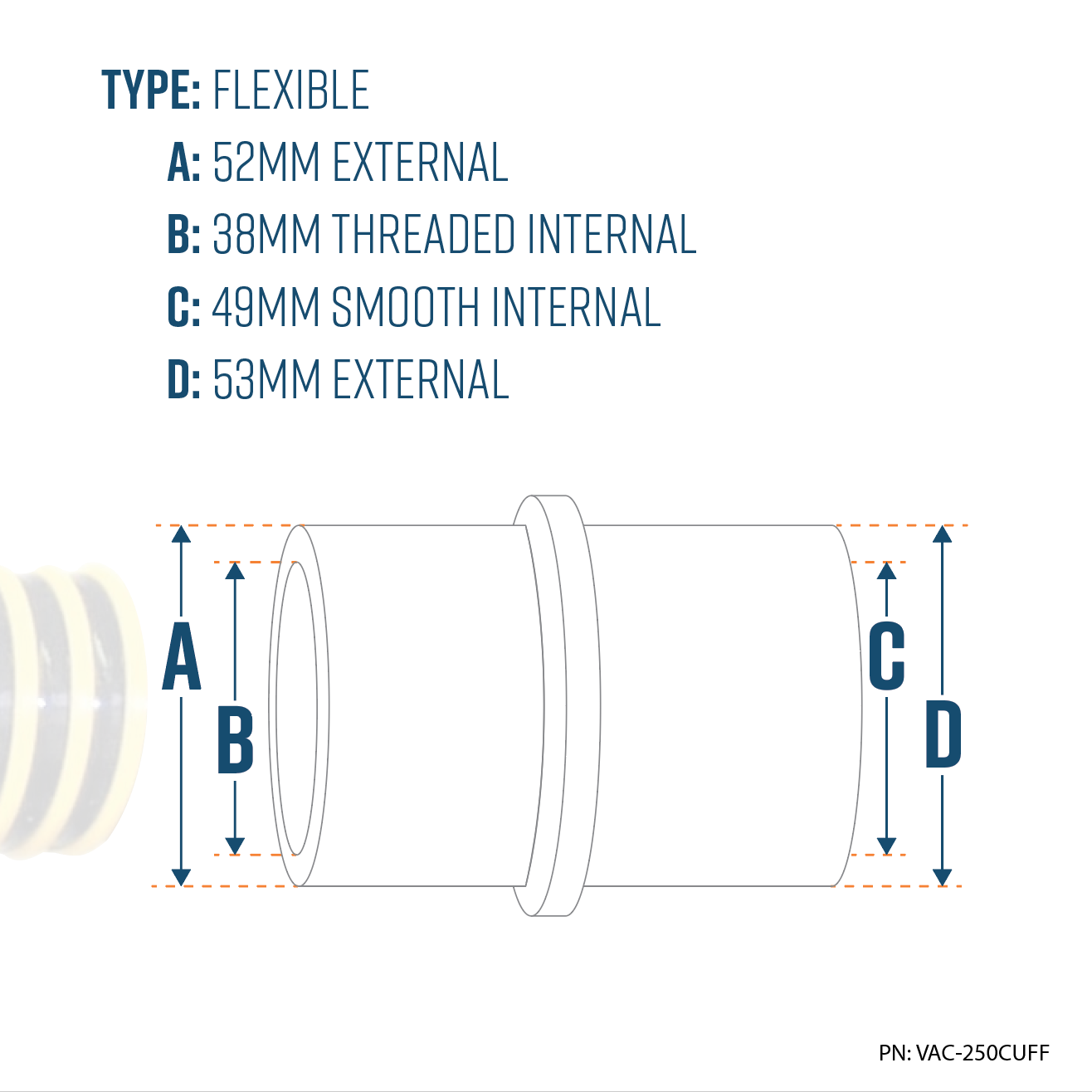 Schwamborn DSM250 Hose Cuff / Connection