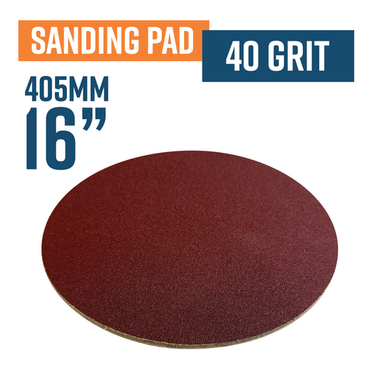 405mm Velcro Backed Sand Paper 40 Grit Sanding Pad
