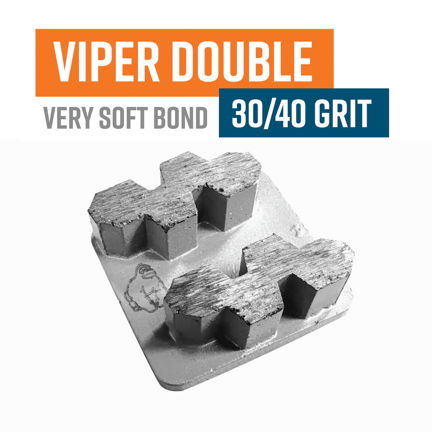 VIPER Double Segment - 30 Grit - Very Soft Bond Grey - Schwamborn