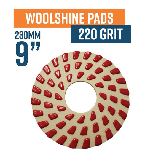 230mm Wool Shine Floor Polishing Pad 220 grit