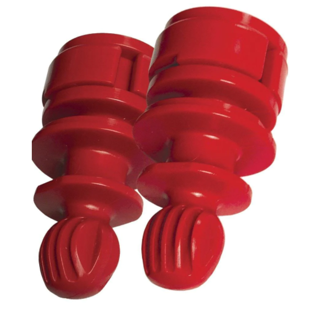 Zipwall Pole Floor adaptors (set of 2), for a foam rail to fit tight a ...