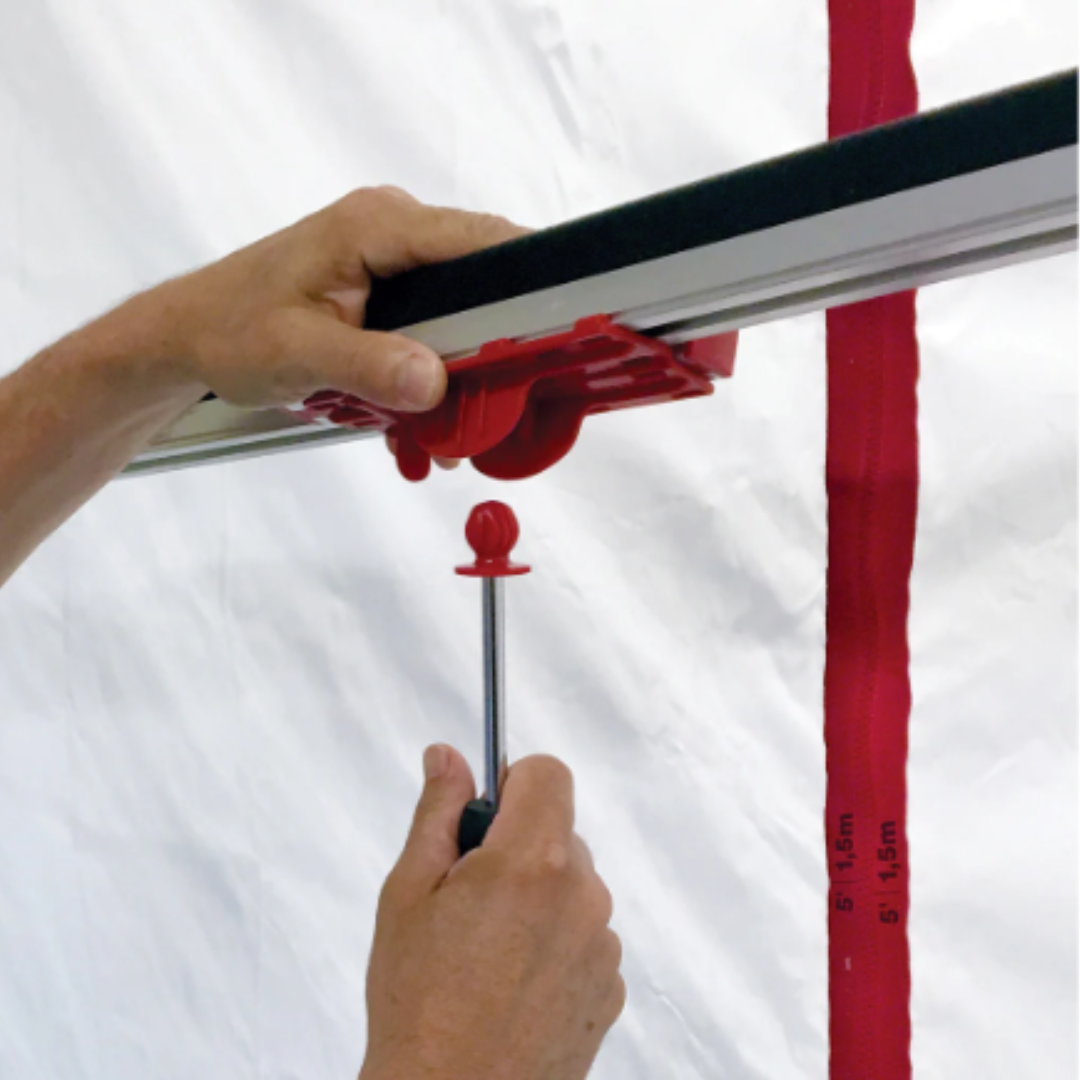 Zipwall Extendable Tight Seal Rail. Includes 1 x Extendable Tigh-Seal Rail, extends from 1.3m - 2.45m