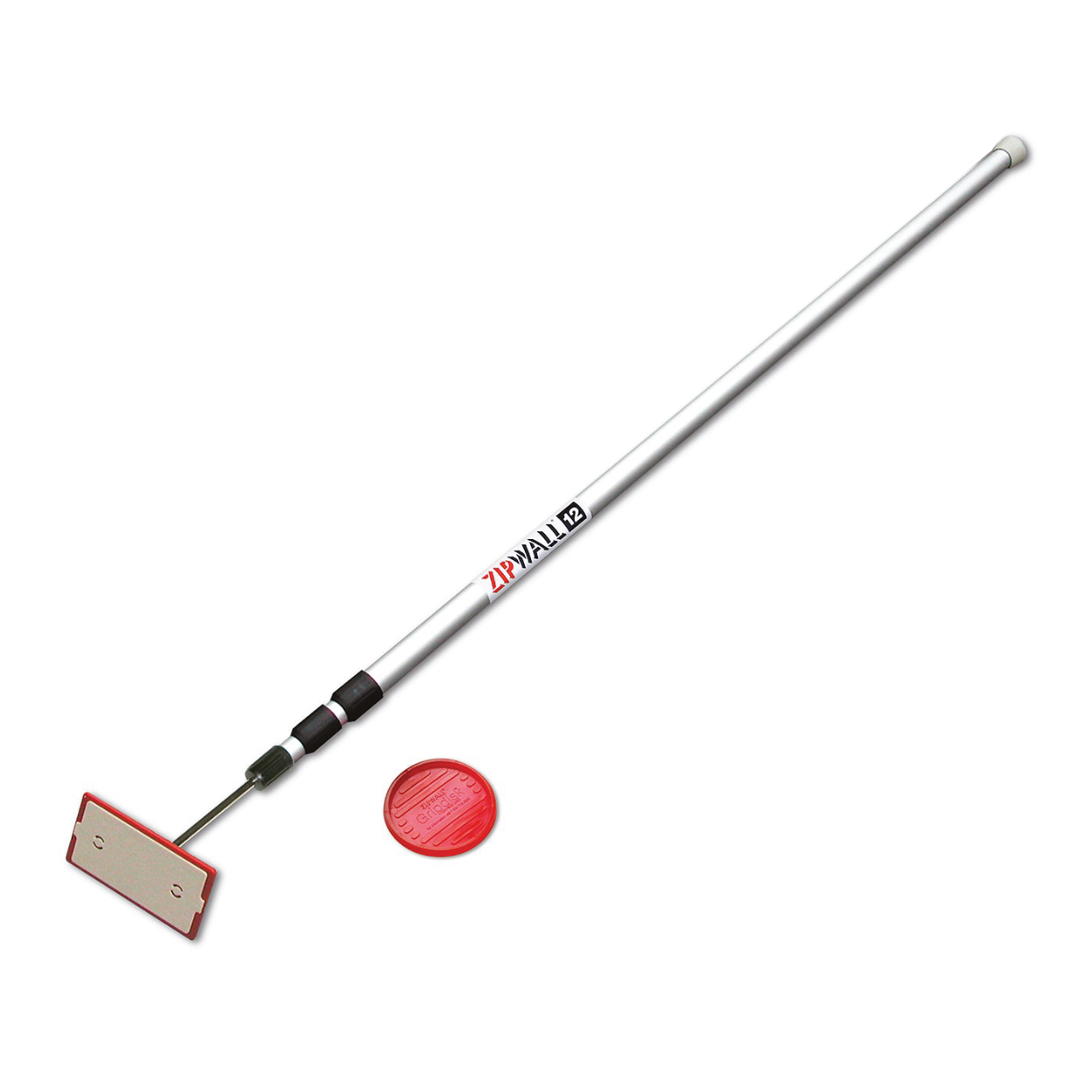 Zipwall Individual Spring Loaded Pole (Pole extend from 1.5M - 3.7M) includes a non-skid head/plate and a floor grip disc. (poles should be put no further than 3 metres apart - recommend distance between poles is 2.5m)