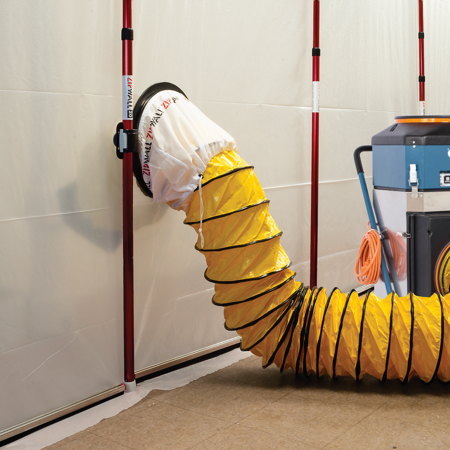 ZipWall® Dust Barrier PassThrough™

- Re-seal and Reusable
- Easy to Install
- No Tape Required