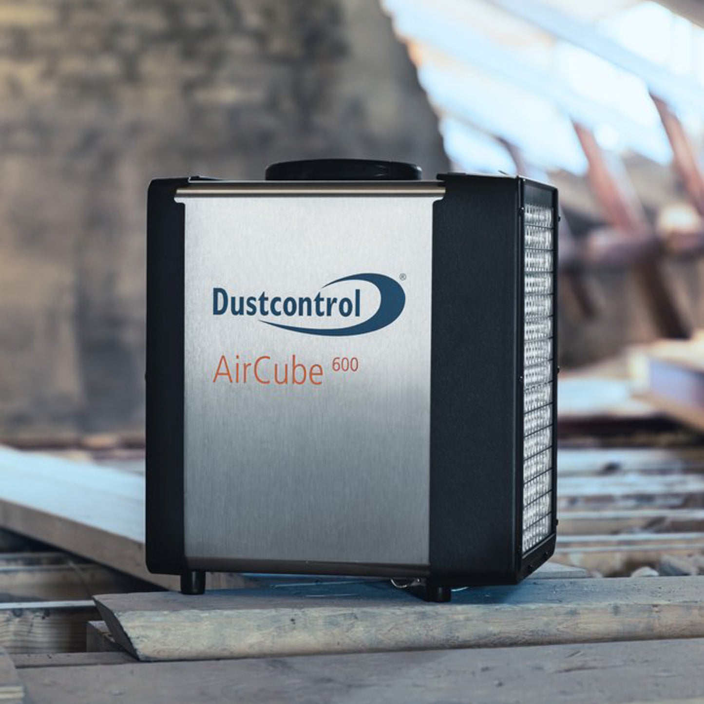 Dustcontrol AirCube 600, 230V Power, 10kg Air Cleaner Complete with Prefilter and HEPA H13 Filter AC600