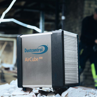 Dustcontrol AirCube 600, 230V Power, 10kg Air Cleaner Complete with Prefilter and HEPA H13 Filter AC600