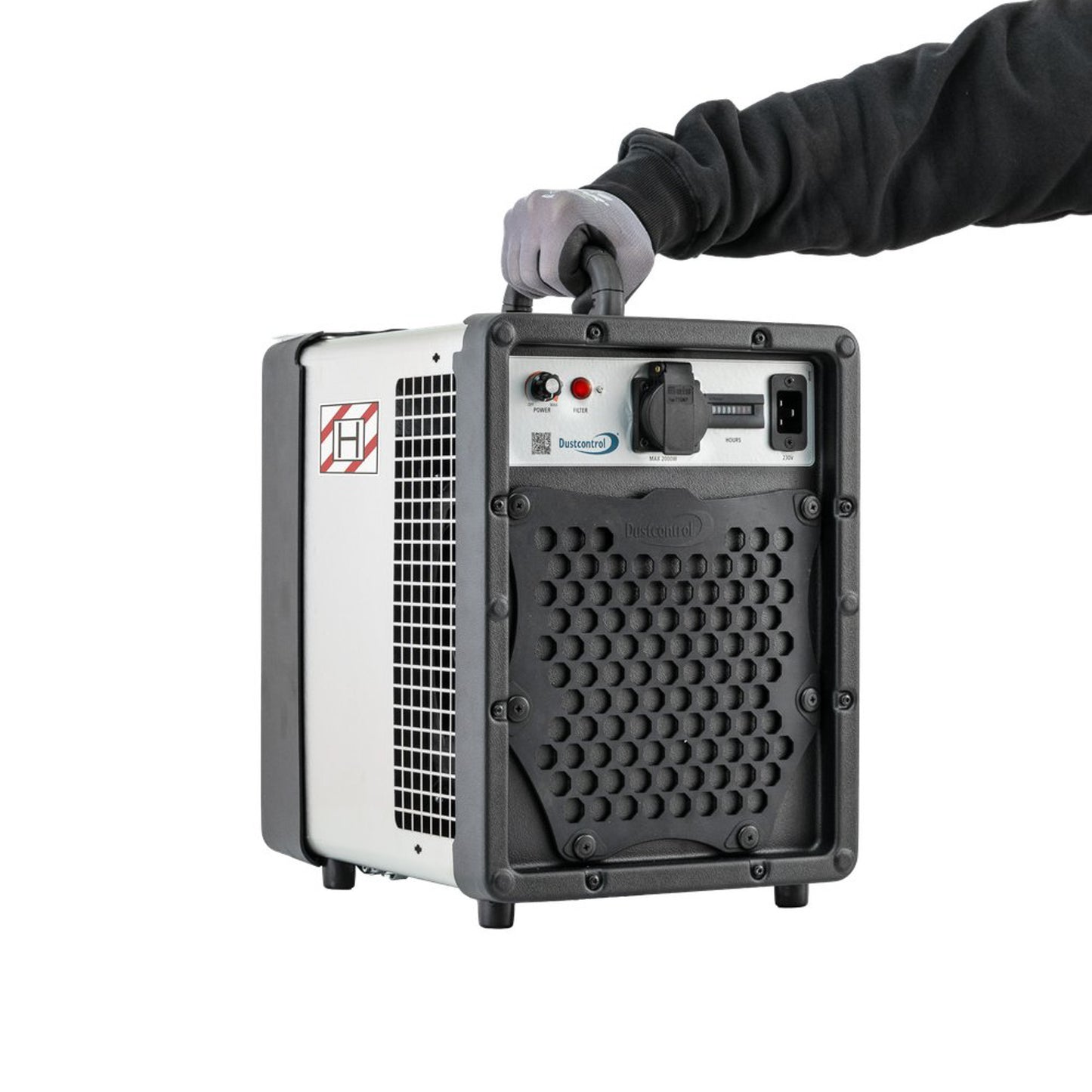 Dustcontrol AirCube 600, 230V Power, 10kg Air Cleaner Complete with Prefilter and HEPA H13 Filter AC600