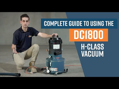 Dustcontrol DC1800 Vacuum, Single Phase, 1285watt, 14kg, 74cm,