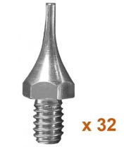 Shoe-In Replacement Spikes to suit Flexible Spiked Shoes (pack of 32x)