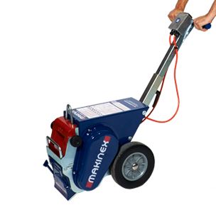 Makinex Vinyl Floor Stripping Machine. Supplied complete with 5x 150x 125x 1.6mm Blades.