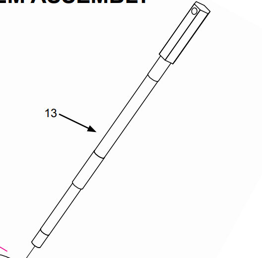 Main Drum Drive Shaft #65037 suits Smith/Edco – All Preparation Equipment