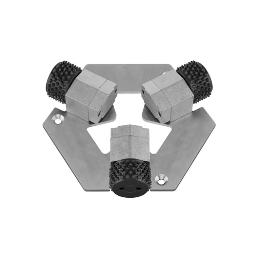 Bush Hammer Milling Plate Grey Type, 230mm, 3 milling heads (suits DSM530S & DSM650S Grinders) 100 Pins per Roller