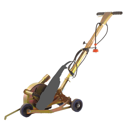 200mm Concrete Joint Saw / Crack Chasing Saw Trolley (includes shroud, dolly only)

(Must use Metabo 24-230 Grinder)
Note: Must use Metabo W 24-230 MVT 606467190 w Dead Mans Switch