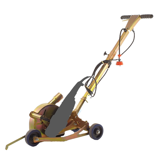 200mm Concrete Joint Saw / Crack Chasing Saw Trolley (includes shroud, dolly only)

Note: Must use Metabo W 24-230 MVT 606467190 w Dead Mans Switch