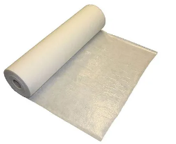 Self-Adhesive Surface Protective Fleece 1m x 50m Roll. (not suitable for freshly coated floors)