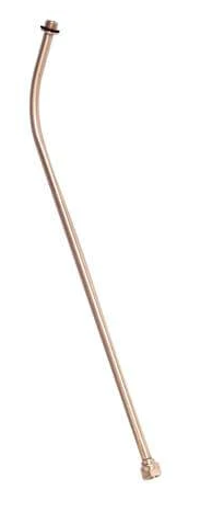 Chapin 24" curved brass  extension wand with male nozzle thread to suit 1949 Sprayer