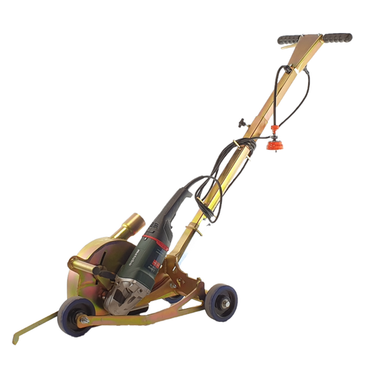 200mm Concrete Joint Saw / Crack Chasing Saw Trolley includes 230mm Metabo grinder (no cutting blade included)